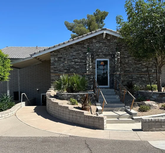 The Copper Sky Dental office at 9431 W Thunderbird Rd in Peoria, AZ, where Dr. Holyoak has practiced since 1976